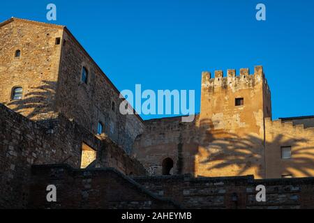 La photographie dans la vieille ville de Caceres. L'Estrémadure. L'Espagne. Banque D'Images