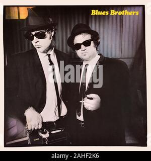 The Blues Brothers - couverture originale de l'album en vinyle - Briefcase Full of Blues - 1978 Banque D'Images