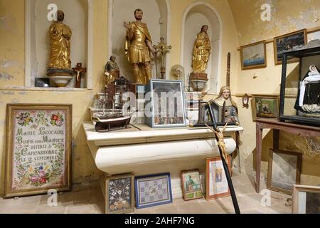 Collioure, France - Ermitage Notre-dame de consolation Banque D'Images