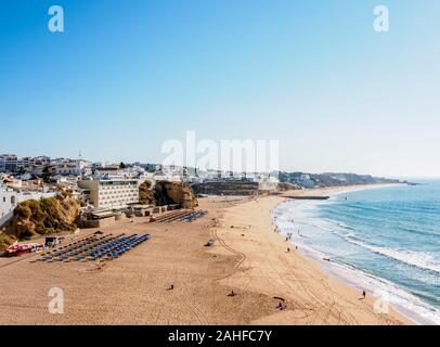 Paneco Beach view, Albufeira, Algarve, Portugal Banque D'Images