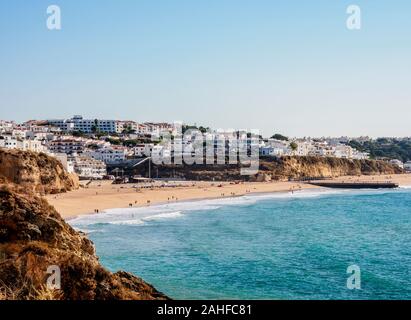 Paneco Beach view, Albufeira, Algarve, Portugal Banque D'Images