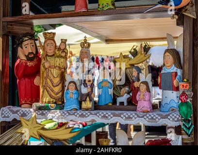 L'art folklorique à la place du marché, Cracovie, Pologne, voïvodie de Petite-Pologne Banque D'Images