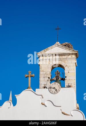 Arco da Vila, vue détaillée, Faro, Algarve, Portugal Banque D'Images