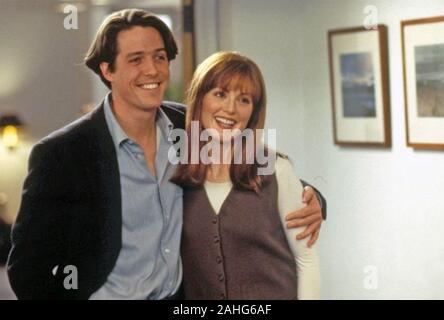 Neuf mois 1995 20th Century Fox Film avec Hugh Grant et Julianne Moore Banque D'Images