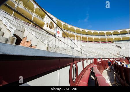 Les arènes de Las Ventas, Plaza de Toros, Madrid, Espagne Banque D'Images