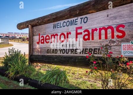 Jaemor fermes, une populaire destination des produits frais pour les touristes et les habitants, situé dans la région de Alto, la Géorgie. (USA) Banque D'Images