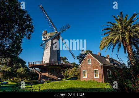 Golden Gate Park Windmill Banque D'Images