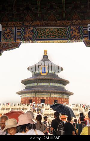 La salle de prière pour les bonnes récoltes, le Temple du Ciel, Beijing, Chine Banque D'Images