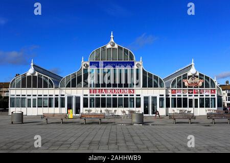 Le pavillon d'East Point, ville de Lowestoft, Suffolk, Angleterre Banque D'Images