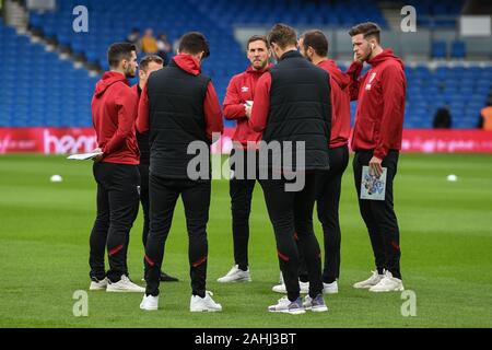 28 décembre 2019, American Express Community Stadium, Brighton et Hove, Angleterre, Premier League, Brighton et Hove Albion v Bournemouth Bournemouth : joueurs sur le terrain à Brighton : Crédit Phil Westlake/News Images Banque D'Images