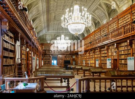 Milan Italie. La Bibliothèque nationale de Brera Brera dans Banque D'Images