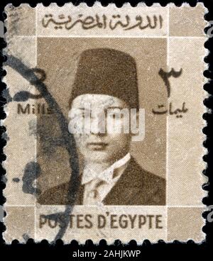 Le roi Farouk (1920-1965) Banque D'Images