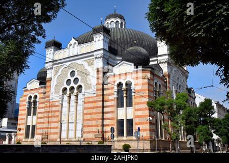 Bulgarie, Sofia, synagogue juive Banque D'Images