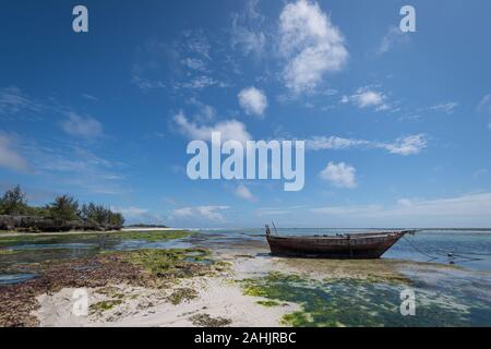 Vue panoramique de la côte est de Zanzibar Banque D'Images