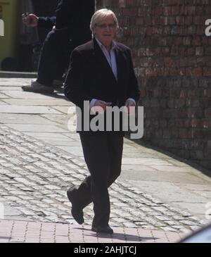 Manchester, Royaume-Uni William roache repéré en Manchester Ian crédit Fairbrother/Alamy Stock Photos Banque D'Images