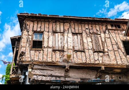 Maison de la vieille ville d'Ankara, Turquie Banque D'Images
