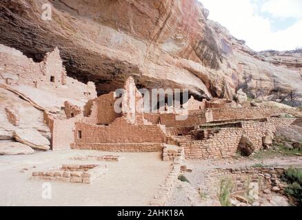 Maison longue, Mesa Verde, Colorado Banque D'Images