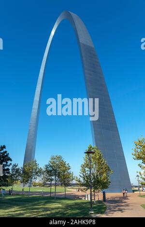 La Gateway Arch, Saint Louis, Missouri, USA Banque D'Images