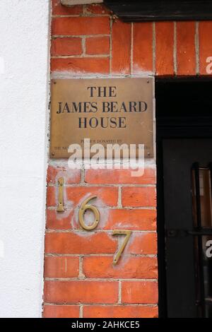 La maison James Beard (James Beard Foundation) ; 167 West 12th Street, New York, NY Banque D'Images