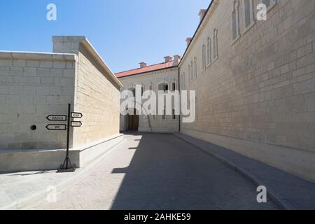 Sébastopol, en Crimée, la Russie - 25 juillet 2019 : Entrée de la batterie et de l'exposition Musée Konstantinovskaya complexe dans la ville de Sébastopol, en Crimée Banque D'Images