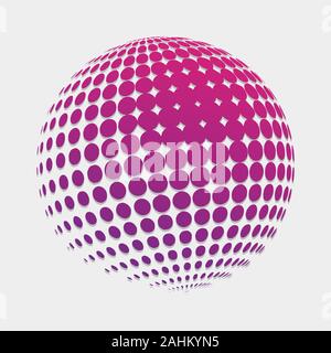 Logo couleur circle dot abstract vector illustration Illustration de Vecteur