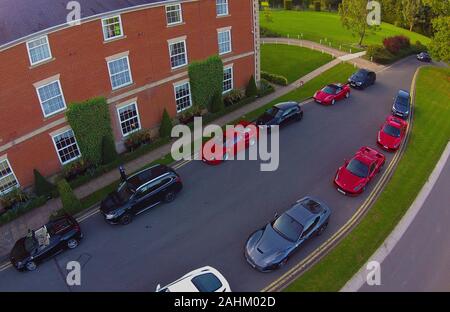 Whittlebury Hall Ferraris Banque D'Images