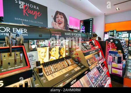 Singapour - avril 03, 2019 : interior shot de Sephora store à Singapour. Banque D'Images