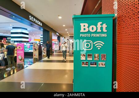 Singapour - avril 03, 2019 : interior shot d'un centre commercial à Singapour. Banque D'Images