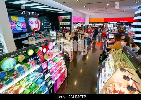 Singapour - avril 03, 2019 : interior shot de Sephora store à Singapour. Banque D'Images