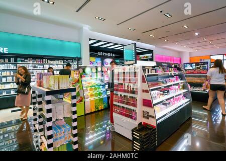 Singapour - avril 03, 2019 : interior shot de Sephora store à Singapour. Banque D'Images