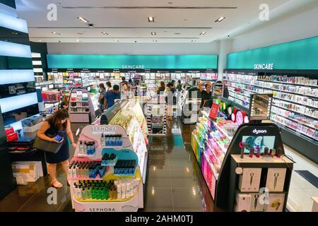 Singapour - avril 03, 2019 : interior shot de Sephora store à Singapour. Banque D'Images