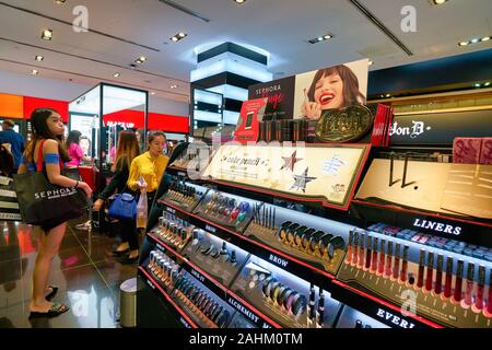 Singapour - avril 03, 2019 : interior shot de Sephora store à Singapour. Banque D'Images