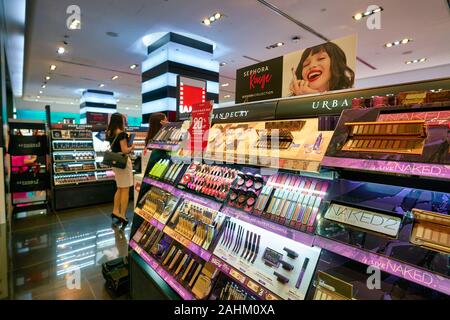 Singapour - avril 03, 2019 : interior shot de Sephora store à Singapour. Banque D'Images