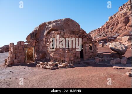 Blanche Russell Rock House en Arizona Banque D'Images