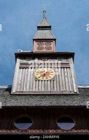 L'Église luthérienne Gustav Adolf est une église située à Hahnenklee, un arrondissement de Goslar, dans les montagnes du Harz, Allemagne. Banque D'Images