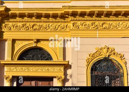 Hôtel particulier de l'époque coloniale , le centre-ville de Merida Mexique Banque D'Images