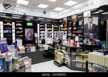 La Fragrance Shop ouvre au Lowry Outlet à MediaCity, Salford Quays. Banque D'Images