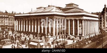 La Bourse, Paris, France, début des années 1900 Banque D'Images