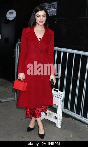 New York, NY, USA. 31 Dec, 2019. Lucy Hale à Good Morning America pour parler de la co-organisation de New Year's Rockin Eve avec Ryan Seacrest sur Décembre 31, 2019 à New York. Credit : Rw/media/Alamy Punch Live News Banque D'Images