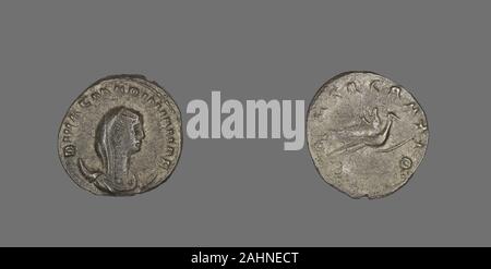 Ancienne cité romaine. Antoninien (Coin) dépeignant Mariniana. 254 AD. Rome. Billon Banque D'Images