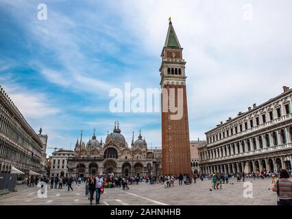 Venise, la ville de l'amour appelle à disparaître s'enfonce dans la lagune Banque D'Images