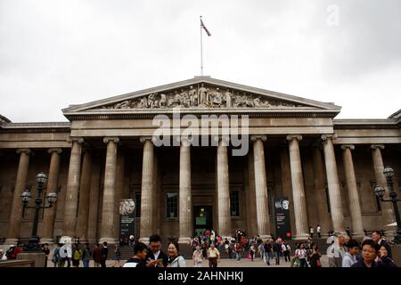 Le British Museum, dans le quartier de Bloomsbury à Londres, Royaume-Uni Banque D'Images