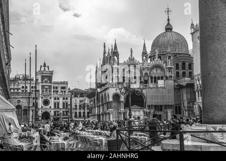 Venise, la ville de l'amour appelle à disparaître s'enfonce dans la lagune Banque D'Images