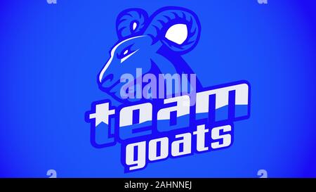 Logo pour team esport et des jeux de l'illustration des animaux Illustration de Vecteur