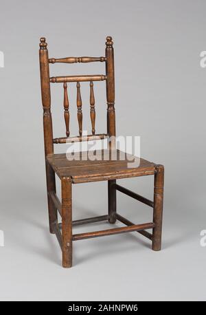 Artiste inconnu. Side Chair. 1660-1700. La Nouvelle Angleterre. D'érable et de bouleau Banque D'Images