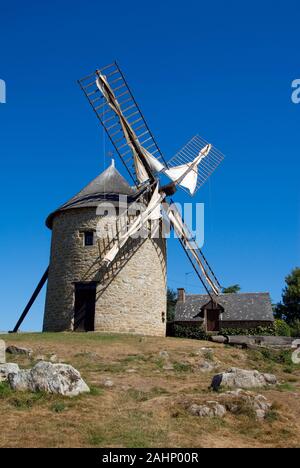 Frankreich, Bretagne, Mont-Dol, Muehle, Windmuehle Banque D'Images