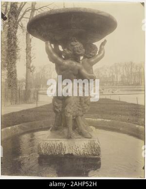 Jean-Eugène-Auguste Atget. Versailles, le parc. 1906. La France. L'albumine Banque D'Images
