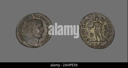 Ancienne cité romaine. (Coin) comme représentant l'Empereur Licinius. 308-324 AD AD. Alexandria. Le Bronze Banque D'Images