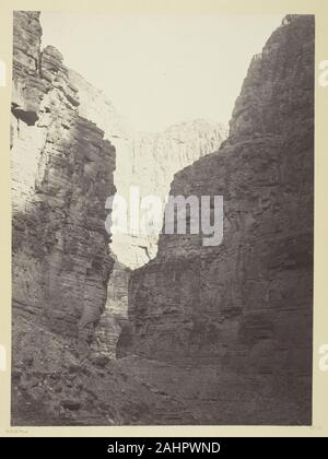 William H. Bell. Murs en pierre calcaire Kanab Laver, Colorado River. 1872. United States. L'albumine Banque D'Images