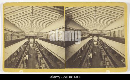 Inconnu. Intérieur de l'Arcade, Providence, R.I.. 1875-1899. La Providence. L'albumine, stéréo Banque D'Images